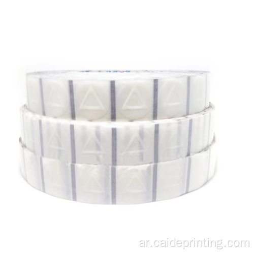 المثلث رفع Braille مخصص التغليف العمياء التسمية